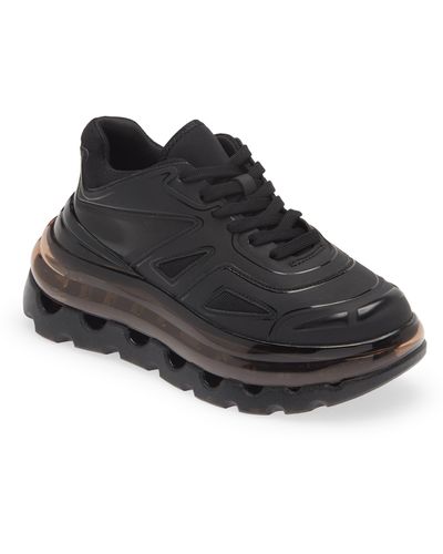 Shoes 53045 Bump'air Platform Sneaker - Black