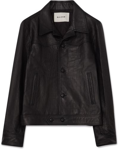 BLK DNM Leather Jacket - Black