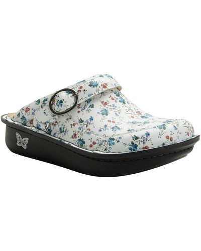 Alegria By Pg Lite Seville Water Resistant Clog - White