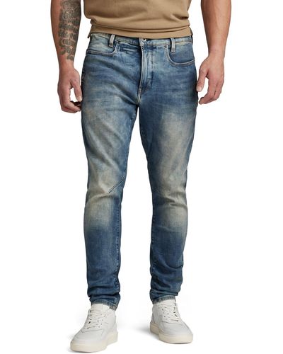 G-Star RAW D-staq 3d Slim Fit Jeans - Blue