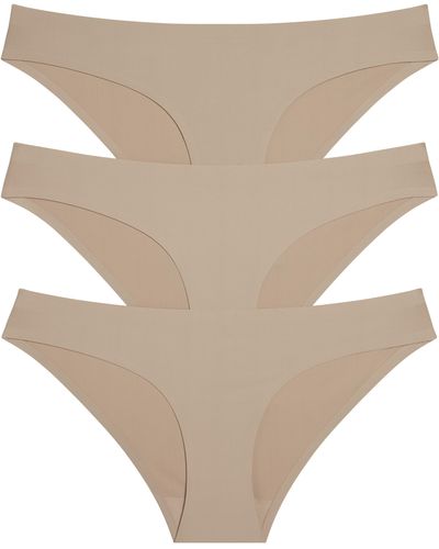 Honeydew Intimates Skinz 3-pack Hipster Panties - Natural