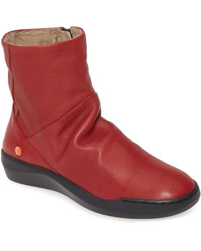 Softinos Bler Bootie - Red