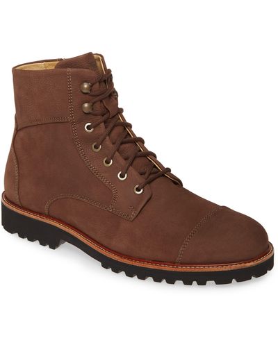 Samuel Hubbard Shoe Co. Uptown Maverick Cap Toe Boot - Brown