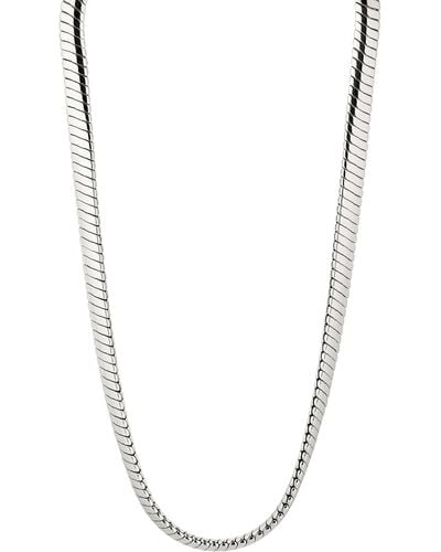Nadri Omega Chain Collar Necklace - Blue