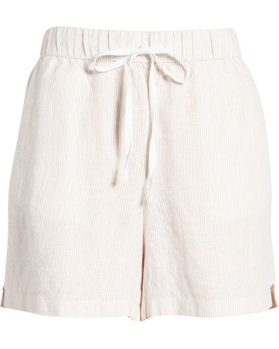 Caslon Caslon(r) Linen Blend Drawstring Shorts - Multicolor