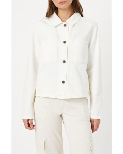 Mavi Nola Button-up Jacket - White