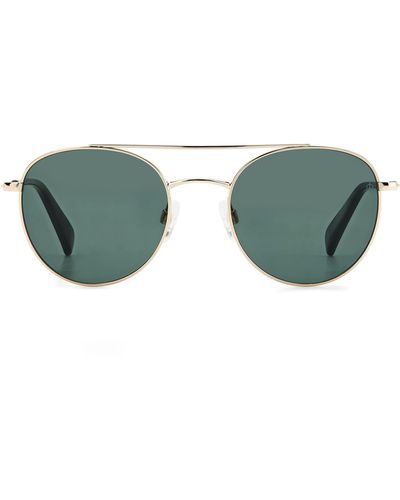 Rag & Bone 51mm Round Sunglasses - Green