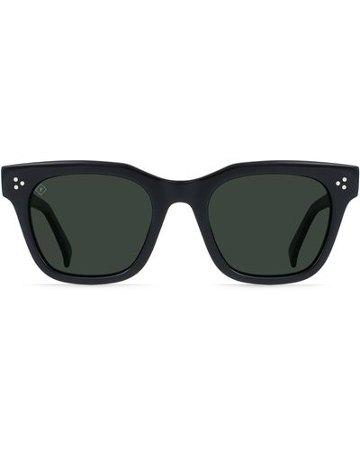 Raen Huxton Polarized Square Sunglasses - Black