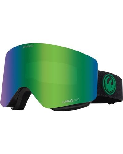 Dragon R1 Otg 63mm Snow goggles With Bonus Lens - Green