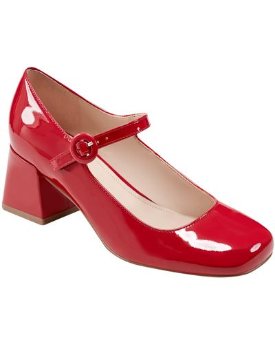 Marc Fisher Nessily Mary Jane Pump - Red