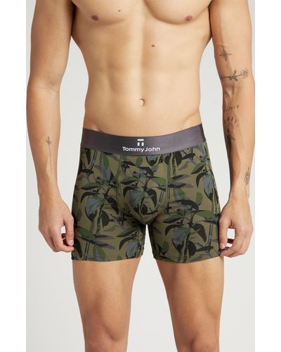 Tommy John Second Skin Boxer Briefs - Gray