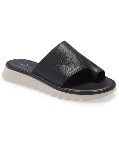 Caslon Caslon(r) Farley Toe Loop Sandal - Black