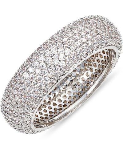 Nordstrom Pavé Cubic Zirconia Eternity Band Ring - White