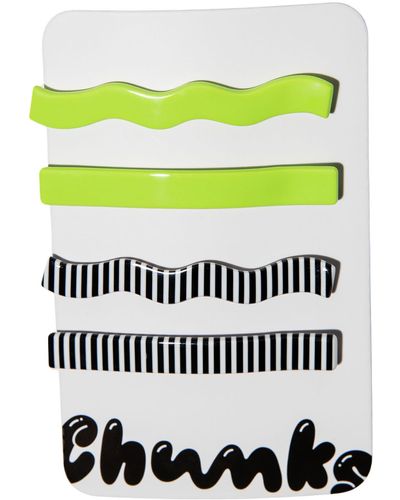 CHUNKS Assorted 4-pack Barrettes - Multicolor