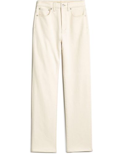 Madewell The Curvy '90s Straight Leg Jeans - Natural