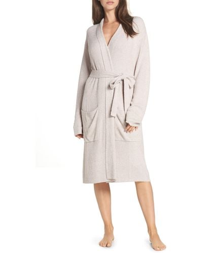 Barefoot Dreams Cozychic Lite Ribbed Robe - Natural