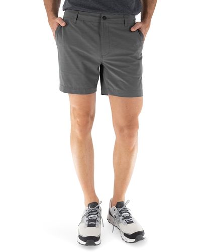 DEVIL-DOG DUNGAREES 6-inch Hybrid Shorts - Gray