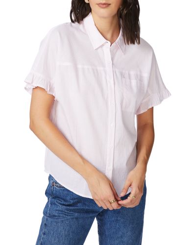 Court & Rowe Spring Stripe Shirt - White
