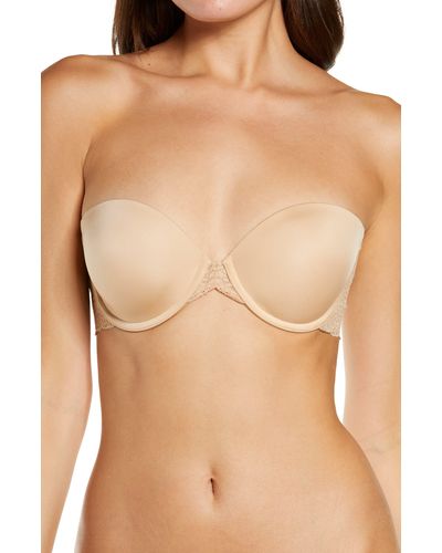 DKNY Modern Lace Convertible Strapless Underwire Bra - Natural