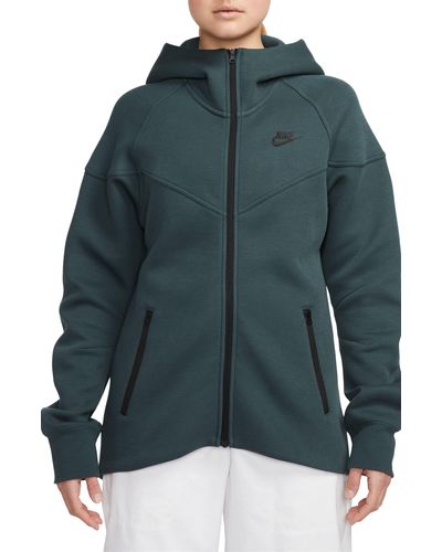 Nike Sportswear Tech Fleece Windrunner Zip Hoodie - Green