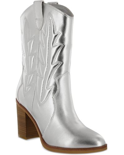 MIA Raylyn Western Boot - White