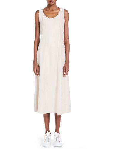 Max Mara Orano Sleeveless Midi Dress - White