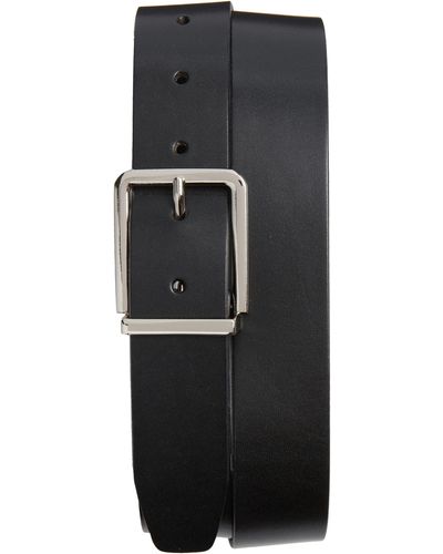 Nordstrom Wyatt Leather Dress Belt - Black