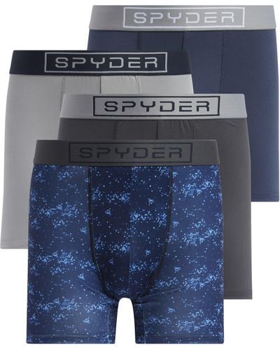 Spyder 4-pack Boxer Briefs - Blue