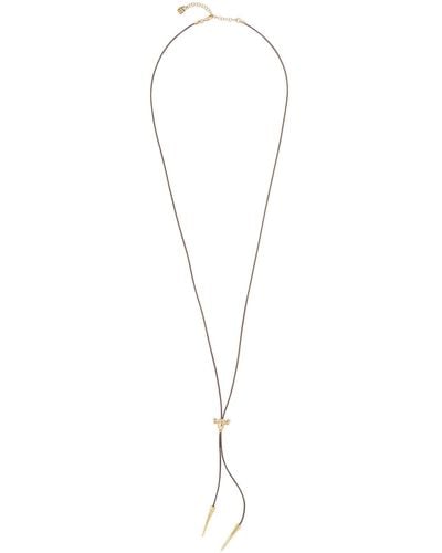 Uno De 50 Bee Happy Leather Cord Drop Necklace In Gold At Nordstrom Rack - Metallic