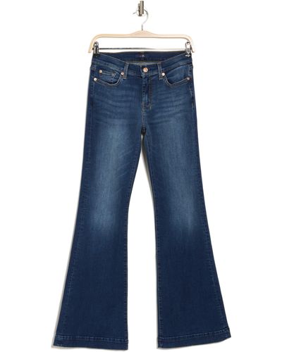 Seven7 Tailorless Dojo Bootcut Jeans - Blue