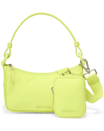Cole Haan Convertible Mini Shoulder Bag & Pouch - Yellow