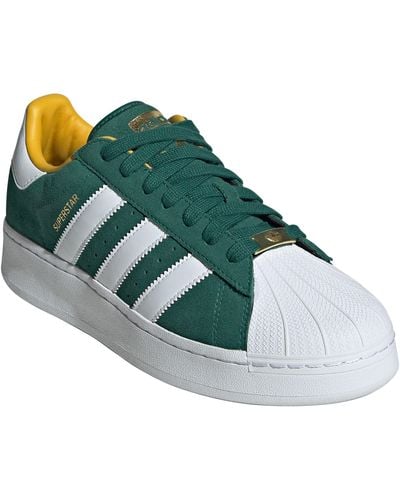 Adidas superstar men best sale Green
