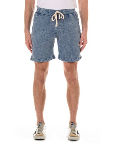Original Paperbacks Brandeis Fleece Sweat Shorts - Blue