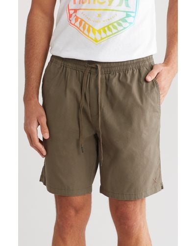 Hurley Ripstop Stretch Cotton Shorts - Green
