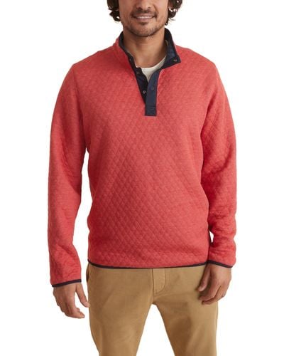 Marine Layer Palomarin Jacquard Crew Sweater - Men's - Clothing