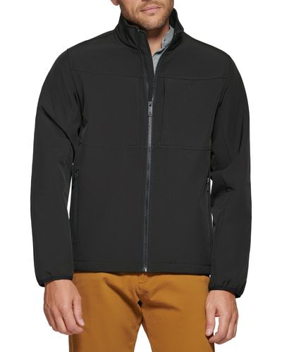 Dockers Water Resistant Soft Shell Jacket - Black