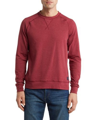Vintage 1946 Stretch Jersey Pullover Sweatshirt - Red