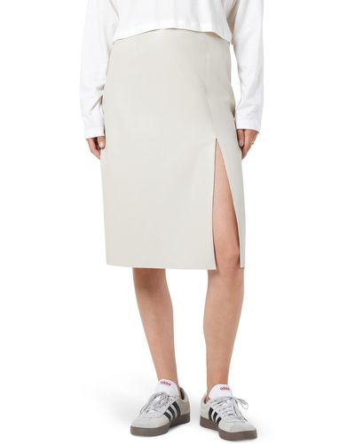 Noisy May Marin High Waist Skirt - White