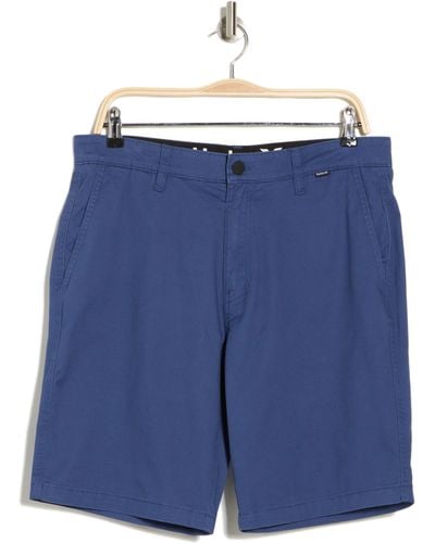 Hurley Classic Twill Walking Shorts - Blue