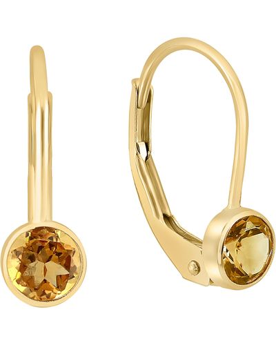 Effy Stone Lever Back Earrings - Metallic