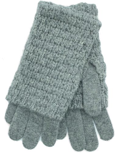Portolano Chunky Knit Gloves - Green