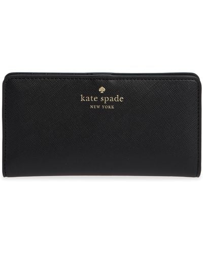 Kate Spade Schuyler Large Slim Bifold Wallet - Black