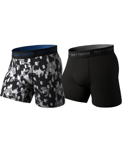 Pair of Thieves Hex Bomb 2-pack Boxer Briefs - Black