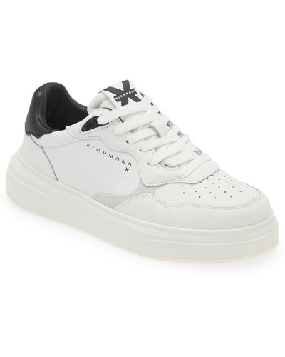 John Richmond Perforated Sneaker - White