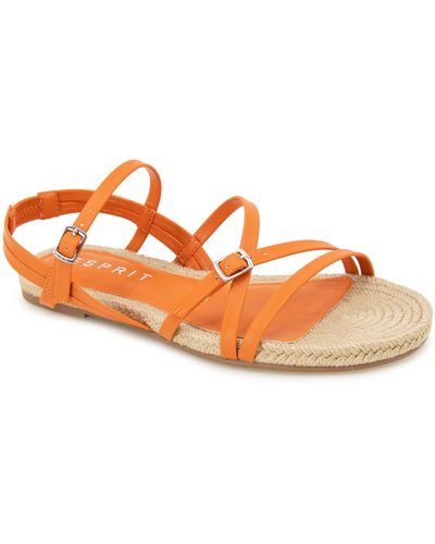 Esprit Evan Jute Wrapped Sandal - Orange