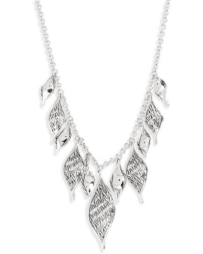 John Hardy Classic Chain Wave Necklace - Blue