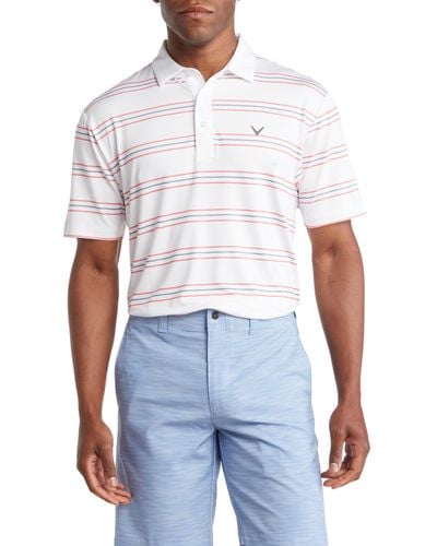 Callaway Golf® Stripe Golf Polo - White