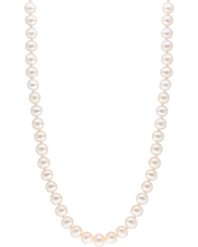 Effy 14k Yellow Gold Cultured Pearl Necklace - White