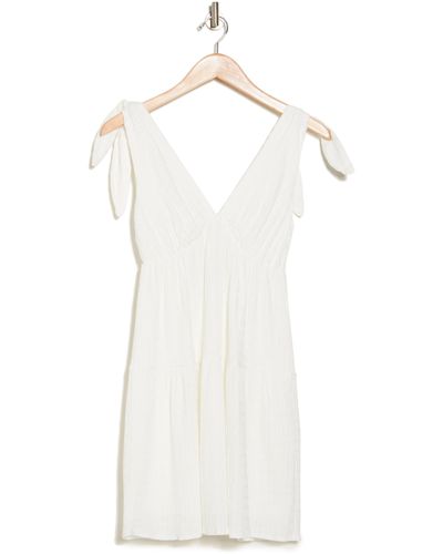 Lulus Daydream Aura Embroided Sleeveless Dress - White