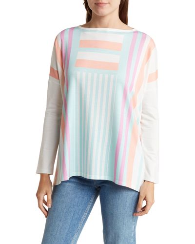 Go Couture Dolman Sleeve Knit Top - White